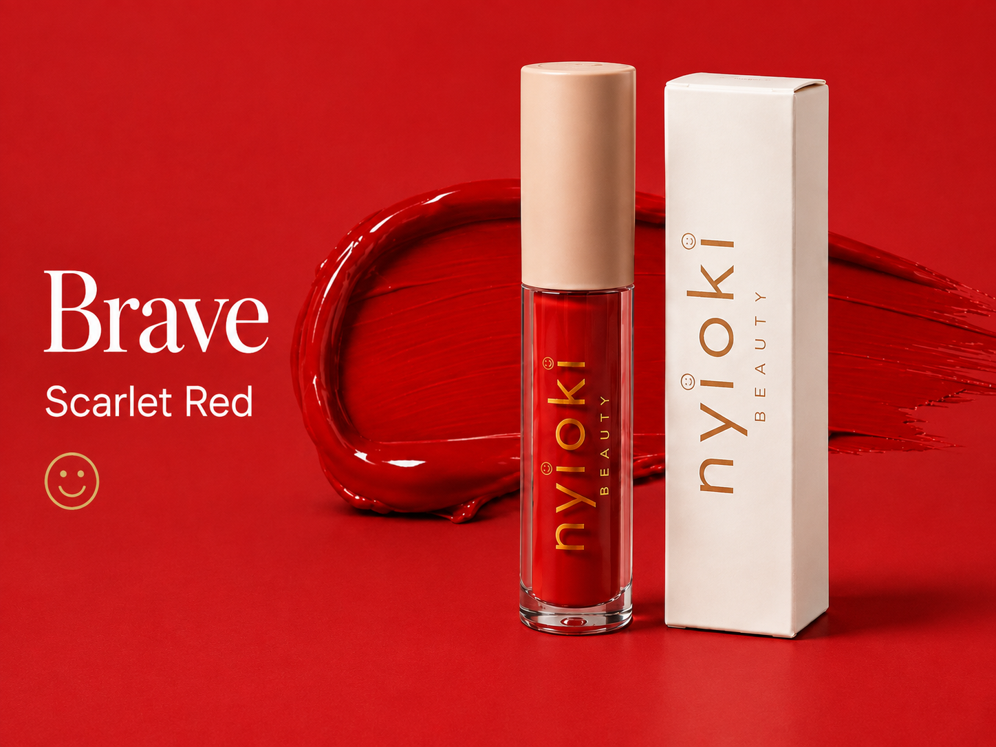 Brave — Scarlet Red (Liquid Matte Lipstick)